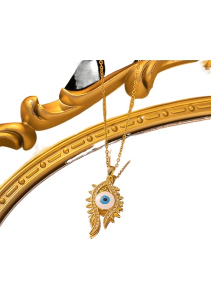 Kolye Paslanmaz Çelik Renk Kaybetmez Erkek ve Kadın Yaz Yüzüne Üst Düzey Duyu ile Kolye Parfüm Ekleyebilir (Yurt Dışından)