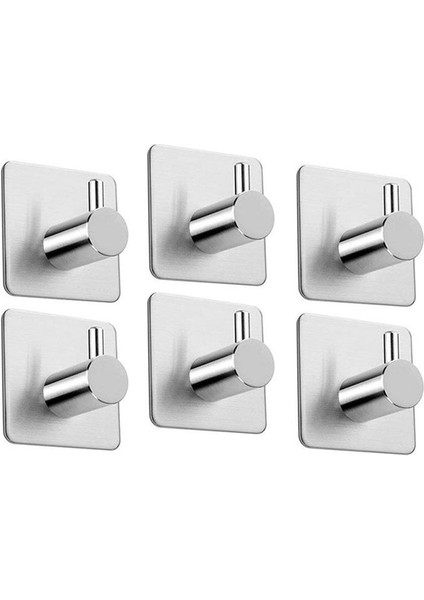 Yapışkan Kancalar Kendi Yapışkan Hookswall Kanca Paslanmaz Çelik Banyo ve Mutfak Için (Yurt Dışından)