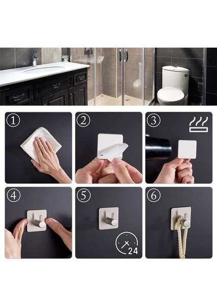 Yapışkan Kancalar Kendi Yapışkan Hookswall Kanca Paslanmaz Çelik Banyo ve Mutfak Için (Yurt Dışından) fırsatları