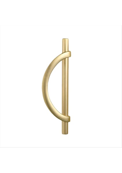 2pcs Altın Dolap Çekirek Çekmecesi Çekerler Yarım Ay Şekilli Dolap Çekirdek Çekmeceli Dresser Kollar Mutfak Dolap Tutamakları B (Yurt Dışından)