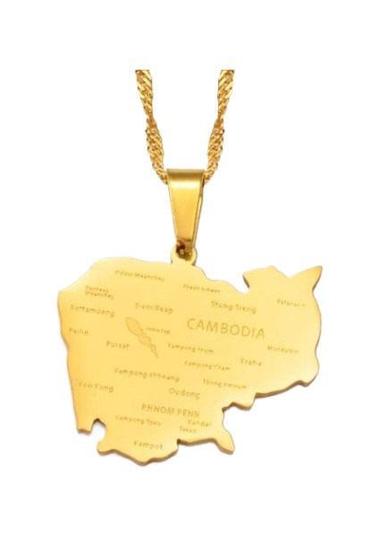 Büyüleyici Mücevher Kolye Kolye Erkek ve Kadın Mizaç Kişilik Paslanmaz Çelik Kolye (Yurt Dışından)