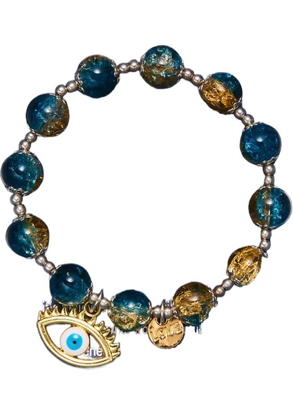 Mücevherat Nazar Boncuğu Türk Mavi Göz Bilekliği (Yurt Dışından)