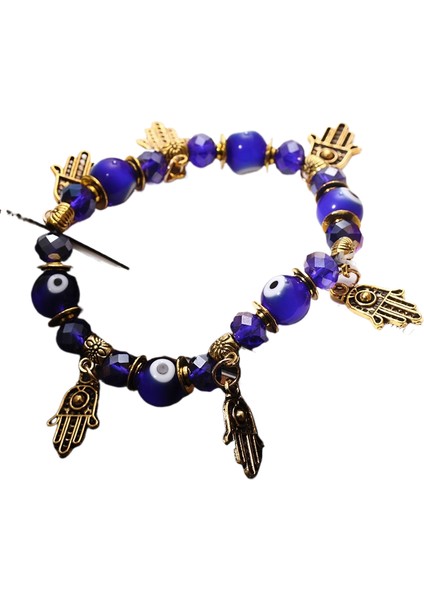 Mücevherat Nazar Boncuğu Türk Mavi Göz Bilekliği (Yurt Dışından)