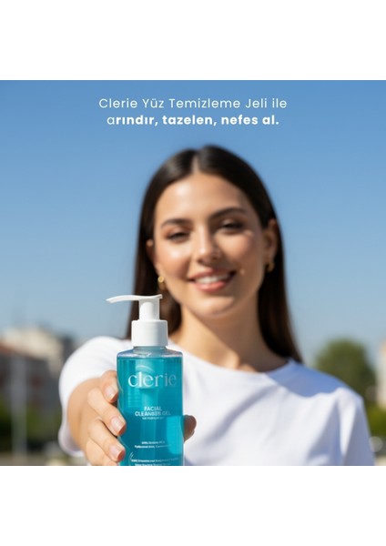 Yağ & Sebum Dengeleyici Ceramide ve Hyaluronik Asit İçeren Gözenek Temizleyici ve Nemlendirici Yüz Temizleme Yıkama Jeli - Köpüklü Micellar Su fırsatları