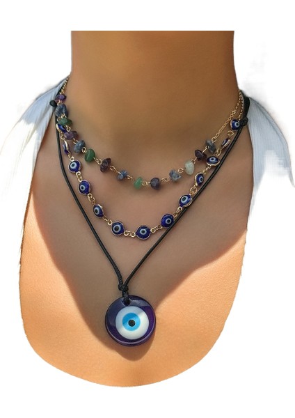 Nazar Boncuklu Türk Mavi Göz Bilekliği (Yurt Dışından)