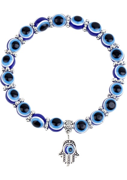 Nazar Boncuklu Türk Mavi Göz Bilekliği (Yurt Dışından)