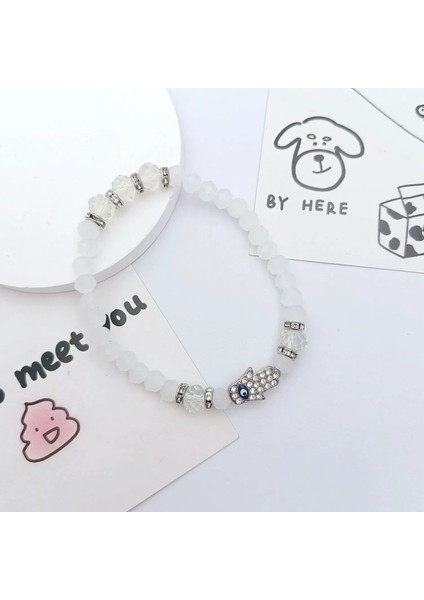 Türk Şeytan Gözü Kolye Titanyum Takı (Yurt Dışından)