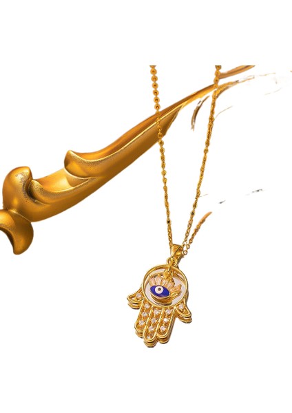 Kolye Paslanmaz Çelik Renk Kaybetmez Erkek ve Kadın Yaz Yüzüne Üst Düzey Duyu ile Kolye Parfüm Ekleyebilir (Yurt Dışından)