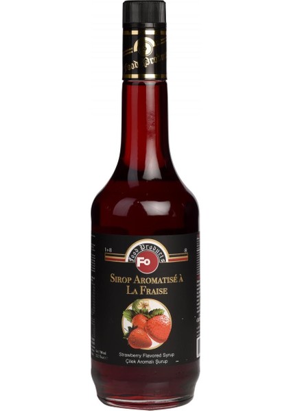 Çilek Aromalı Kokteyl Şurup 700 ml