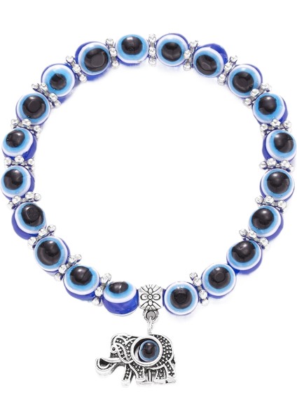 Mücevherat Nazar Boncuğu Türk Mavi Göz Bilekliği (Yurt Dışından)