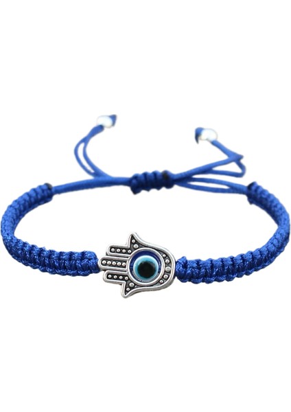 Türk Şeytan Gözü Bilekliği Nazar Örgülü Kırmızı El Halatı Bileklik (Yurt Dışından)