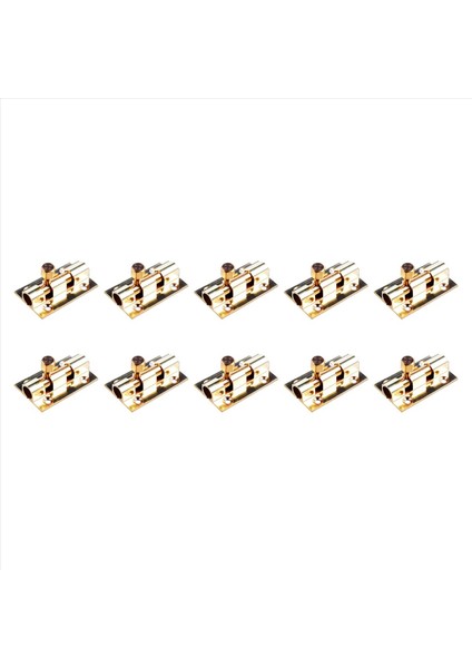 10PCS 1 5 Inç Uzunluğunda Pirinç Kapı Mandalı Kayar Kilidi Namlu Cıvata Altın (Yurt Dışından)