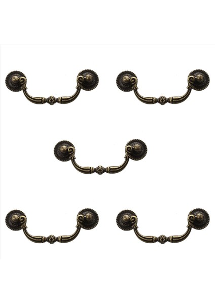 5x Antika Pirinç Dolap Kapı Çekmecesi 100 mm Tutamıyor (Yurt Dışından)