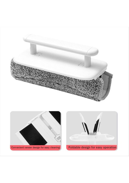 2pcs Pencere Oluk Temizleme Fırçası Elle Taşınan Temizleyici Aletler Yedek Temizlik Bezi ile Pencere Temizleme Fırçası (Yurt Dışından) fırsatları