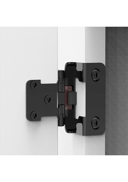 1/2 Inç Kaplama Yarı Kısmi Sargılı Dolap Menteşeler 4 Çift (8 Adet) Kendini Kapanan Değişken Mutfak Için Siyah Menteşeler 8pcs (Yurt Dışından) fırsatları