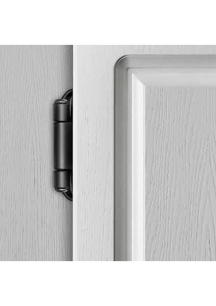 1/2 Inç Kaplama Yarı Kısmi Sargılı Dolap Menteşeler 4 Çift (8 Adet) Kendini Kapanan Değişken Mutfak Için Siyah Menteşeler 8pcs (Yurt Dışından) indirimleri