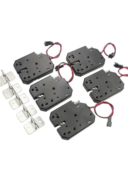 Kapı Kilitleri 5 Pcs Dc 12V Küçük Elektromanyetik Kilit Otomatik Veda Elektrik Kontrol Mini Dolap Kapı Kilit (Yurt Dışından)