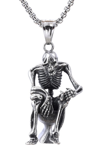 Kolye Paslanmaz Çelik Renk Kaybetmez Erkek ve Kadın Yaz Yüzüne Üst Düzey Duyu ile Kolye Parfüm Ekleyebilir (Yurt Dışından)