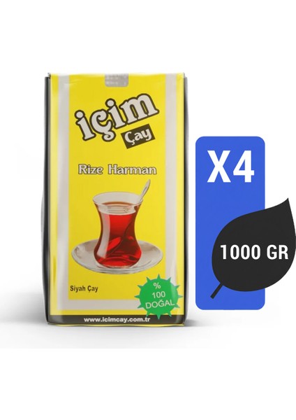 Rize Harman 1000 gr x 4 Adet