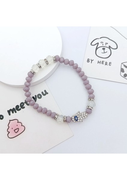 Türk Şeytan Gözü Kolye Titanyum Takı (Yurt Dışından)