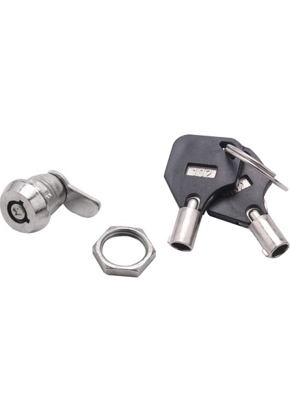 Dolap Kapısı Çeyrek Turn Güvenlik Tübüler Kam Kilidi W Anahtarlar (Yurt Dışından)