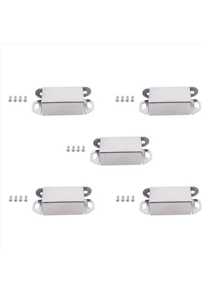 5x Ev Ofis Kapısı Kendi Kendine Kapanış Güçlü Manyetik Adsorpsiyon Mıknatıs Tokası (Yurt Dışından)