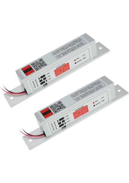 2x Elektrik Cıvatası Kiliti Sürgü Damlası Cıvatası Nc Modu Kapı Kilidi (Yurt Dışından)