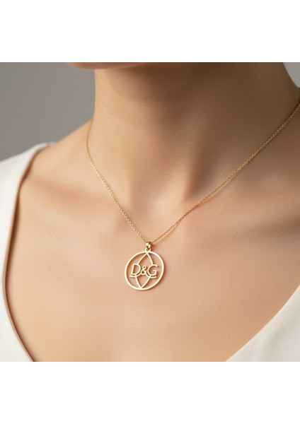 8 Ayar Altın Kolye Ucu D&g GM10886 0.5 gr