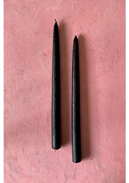 Siyah Şamdan Mumu 2 Adet fiyatları