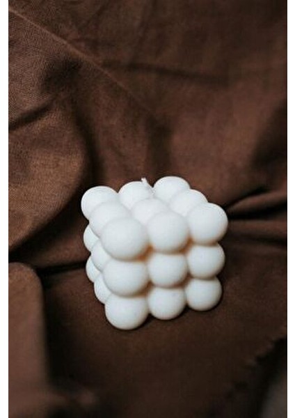 Buluts Dekoratif Bubble Mum Kokusuz El Yapımı 250 gr Okyanus Kokulu Şık Tasarım fiyatları