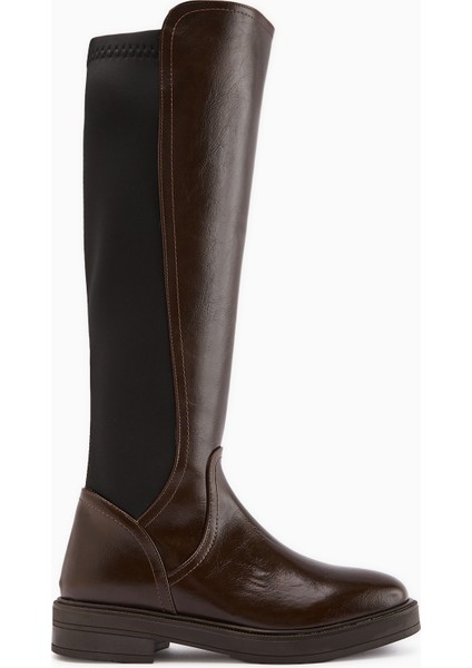 Gladis Kahve Diz Altı Kadın Çizme