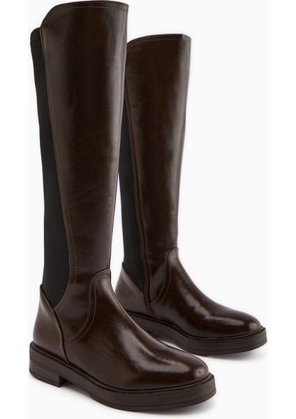 Gladis Kahve Diz Altı Kadın Çizme modelleri