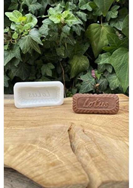 Silikon Lotus Bisküvi Mum Kalıbı Kokusuz 1 Adet Dayanıklı ve Esnek