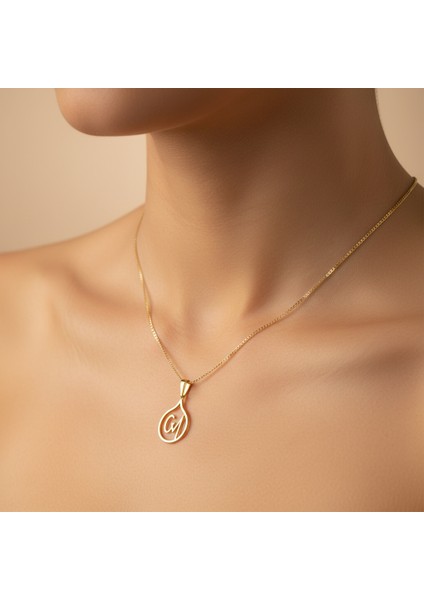 8 Ayar Altın Kolye Ucu C&m GM10692 0.5 gr