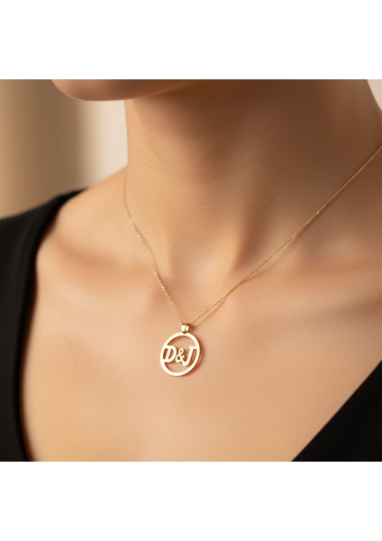 8 Ayar Altın Kolye Ucu D&j GM10929 0.5 gr