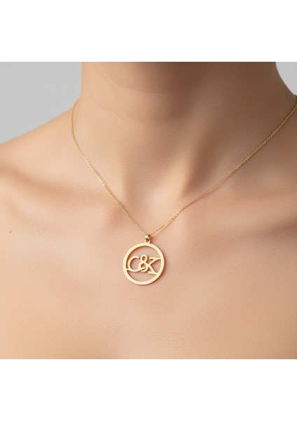 8 Ayar Altın Kolye Ucu C&k GM10664 0.5 gr