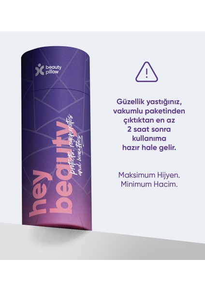 Kırısıklık Önleyici Ortopedik Güzellik Yastığı - Siyah Ipek Kılıf ile