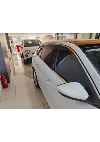 Skoda Scala Krom Cam Çıtası Krom Cam Çerçevesi 2019-2021 Çelik 6 Parça fırsatları