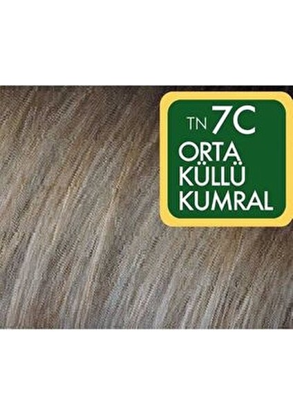 Krem Saç Boyası 7C Orta Küllü Kumral Kadın ve Erkek Kullanımı İçin 99 ml modelleri