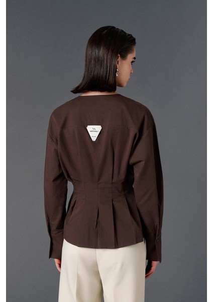 Bisiklet Yaka Bele Oturan Gömlek indirimleri