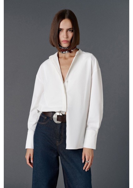 Hakim Yaka Oversize Gömlek modelleri