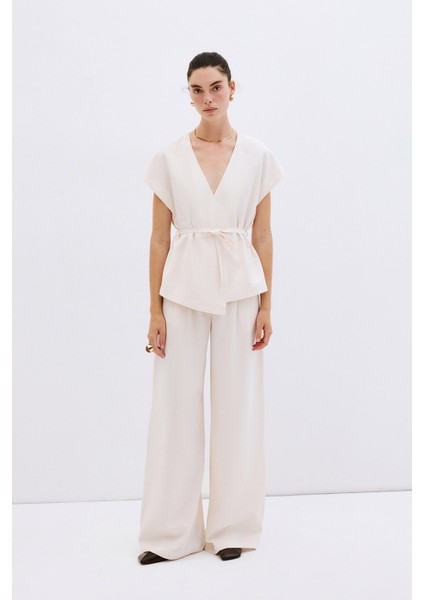 Beli Bağlamalı Kruvaze Yelek fırsatları