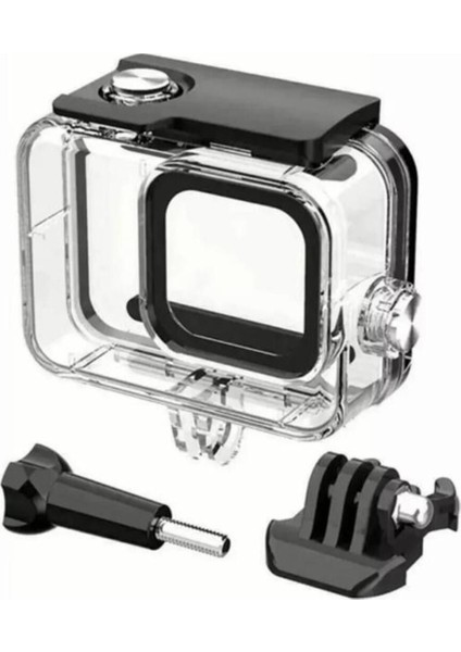 Gopro Hero 12 11 Hero 10 Hero 9 Uyumlu 60 Metre Su Geçirmez Koruyucu Muhafaza Waterproof Housing