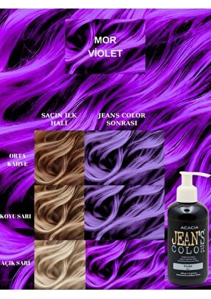 Viyole Açık Kestane Renkli Amonyaklı Krem Saç Boyası 99 ml fırsatları