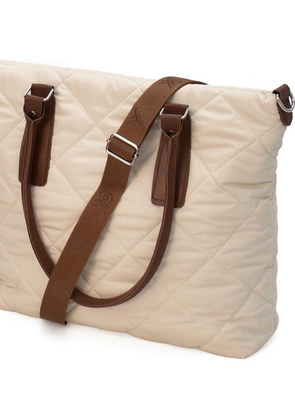 Puf Kapitone Dikişli Kadın Omuz Çantası – Günlük Kullanıma Uygun Modern Tasarım ELA09753 indirimleri