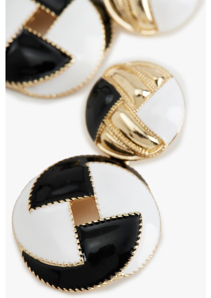 Sallantılı Büyük Boy Çok Renkli Geometrik Küpe modelleri