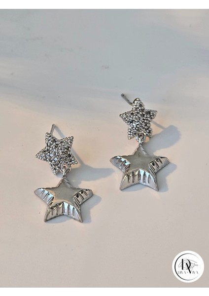 - Glow Earrings – Silver Kaplama Taş Detaylı Kadın Küpe (KOD-362) fiyatları