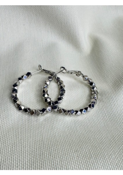 Dorika Boncuk Halka Küpe