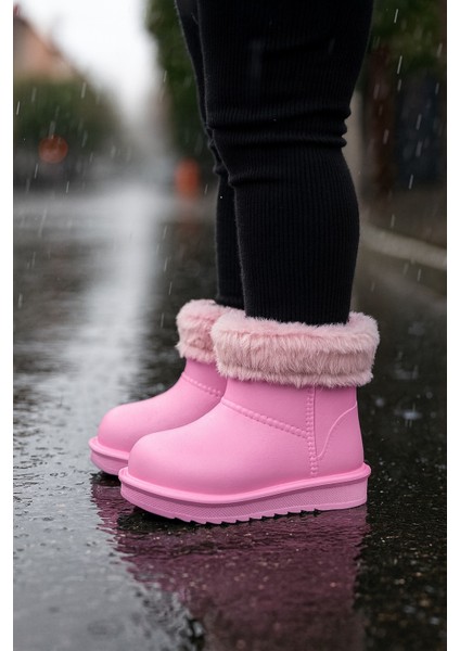 Su Geçirmez Içi Kürklü Kız Çocuk Eva Yağmur Kar Botu modelleri