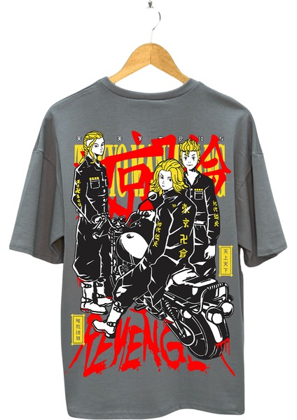 Ani̇me Revenger Pamukulu T-Shi̇rt